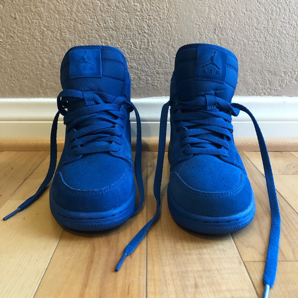 Royal Blue Suede Air Jordan’s